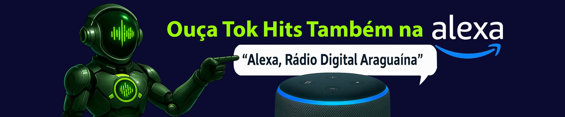 Ouça a TokHits na sua Alexa